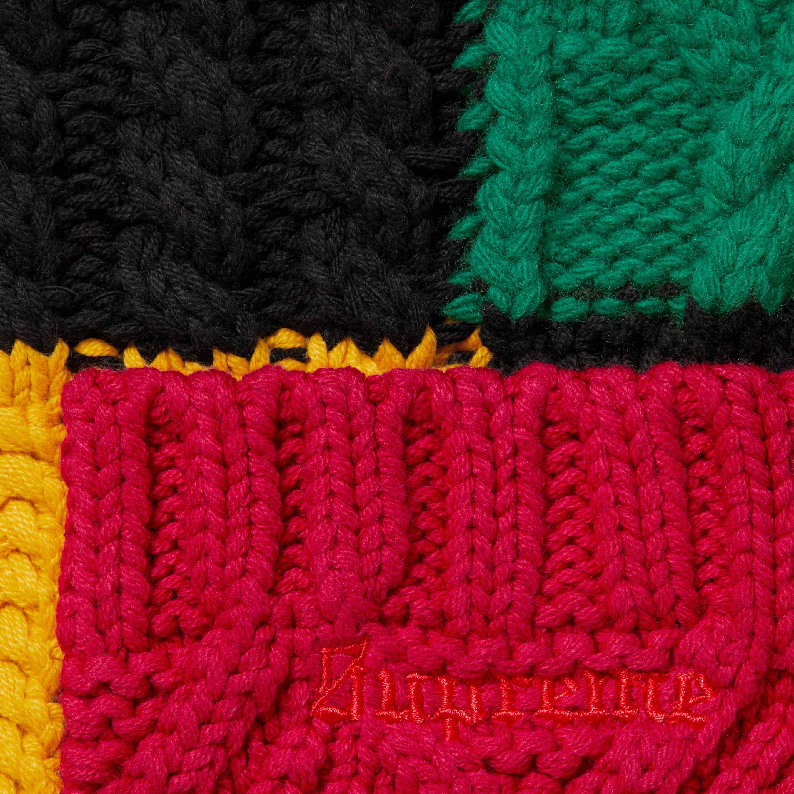 Patchwork Cable Knit Cardigan view 4